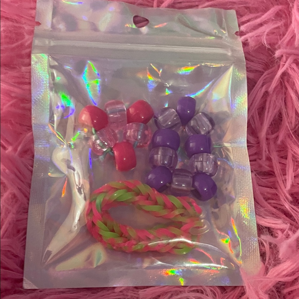 Colorful Beaded Kids Bracelet Set